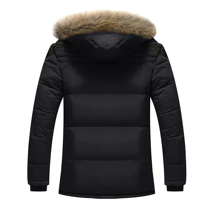 Men’s Insulated Parka | Faux Fur Hood | Heavyweight Winter Warmth