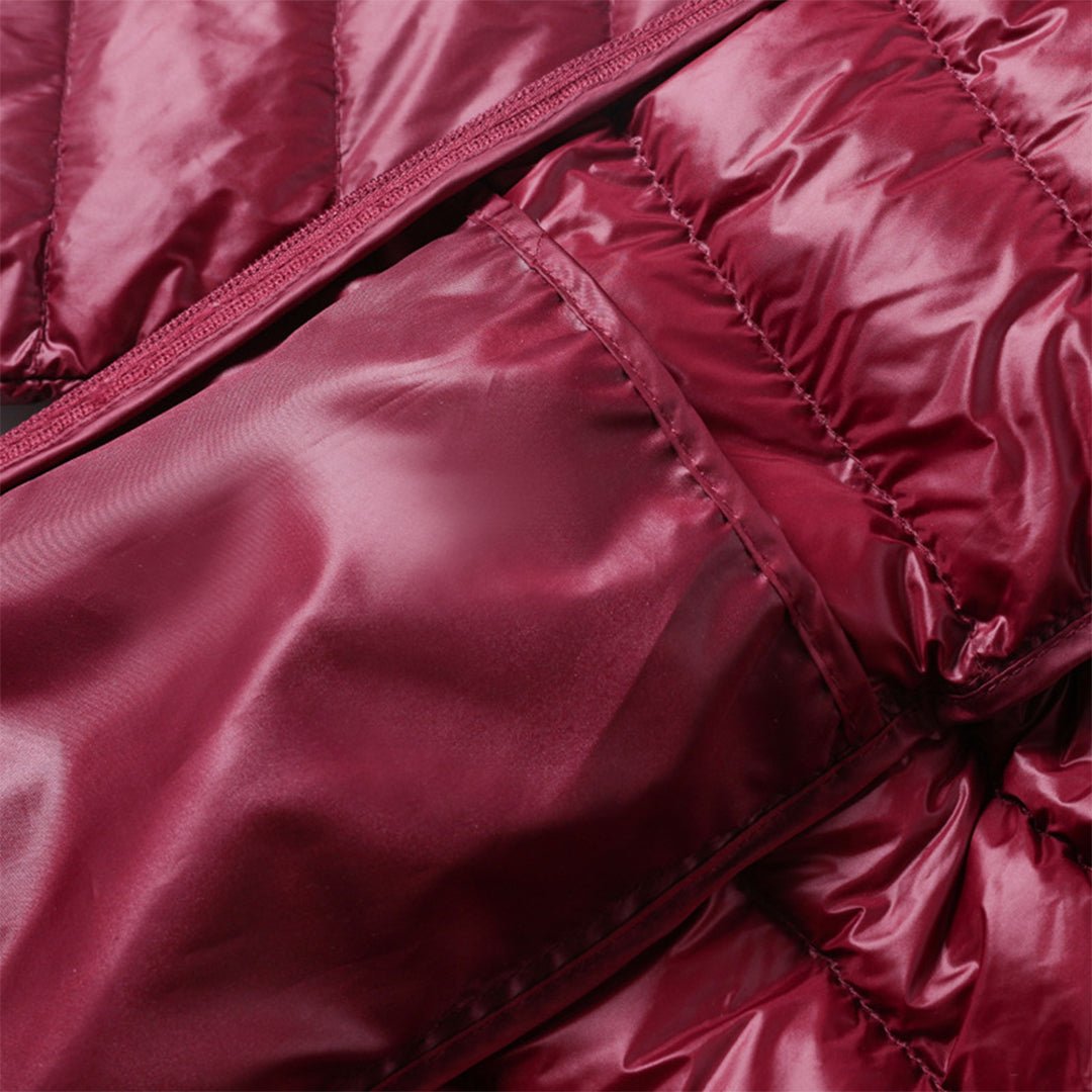 Women's Lightweight Puffer Coat | Hooded Design | Water-Resistant | Winter Outerwear