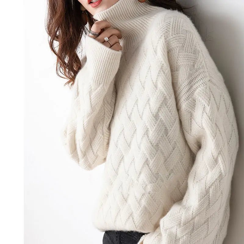 Cable-Knit Sweater | Wool Blend | Cozy and Timeless