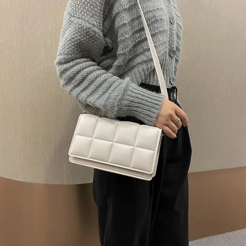 Quilted Crossbody Bag | Adjustable Strap | Compact Design