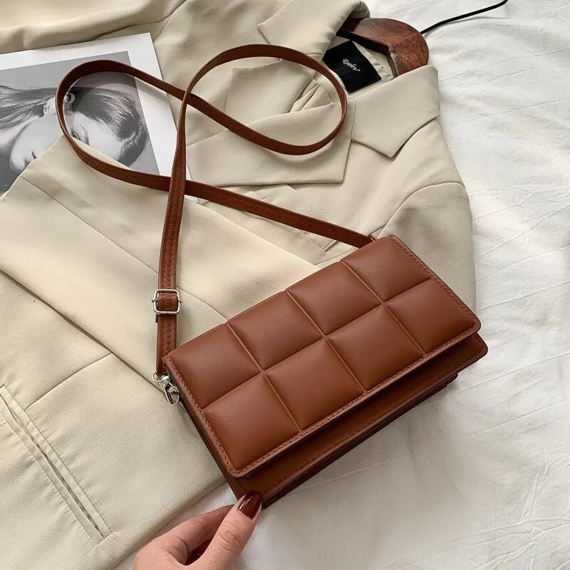Quilted Crossbody Bag | Adjustable Strap | Compact Design