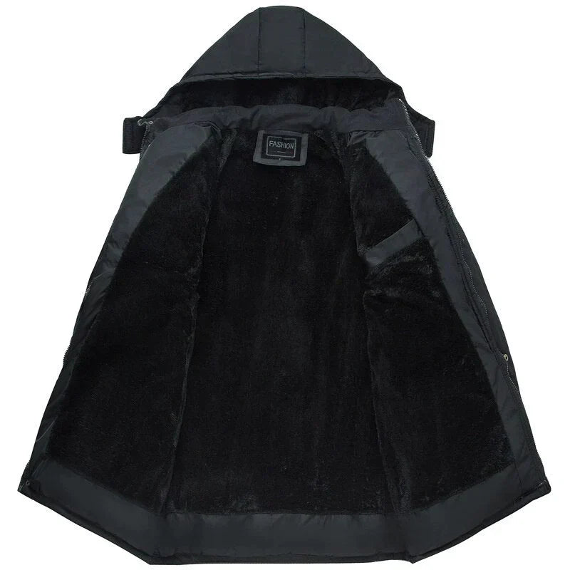 Puffer Parka Jacket with Hood | Windproof Winter Outerwear