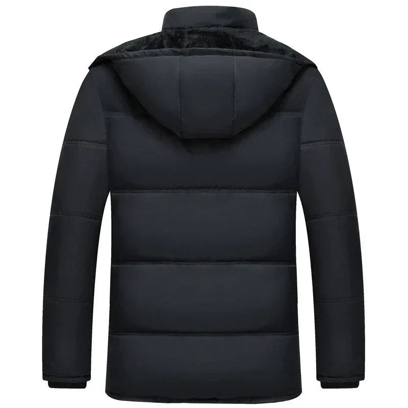 Puffer Parka Jacket with Hood | Windproof Winter Outerwear