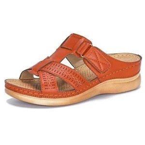 Women's Summer Comfort Sandals | Open-Toe Orthopaedic Design | Soft Sole with Low Heel