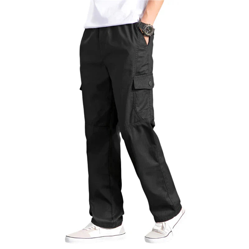 Men’s Utility Drawstring Pants | Relaxed Fit Cargo Style | Lightweight Cotton