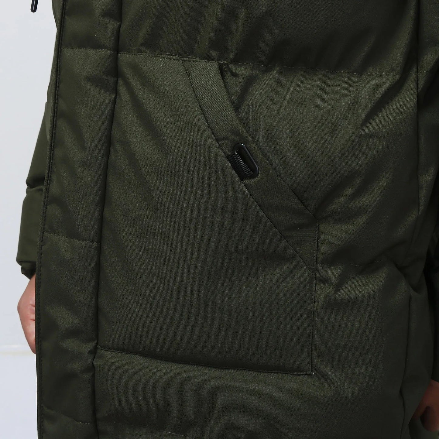 Men's Long Hooded Puffer Jacket | Heavyweight Insulation | Water-Resistant Winter Coat
