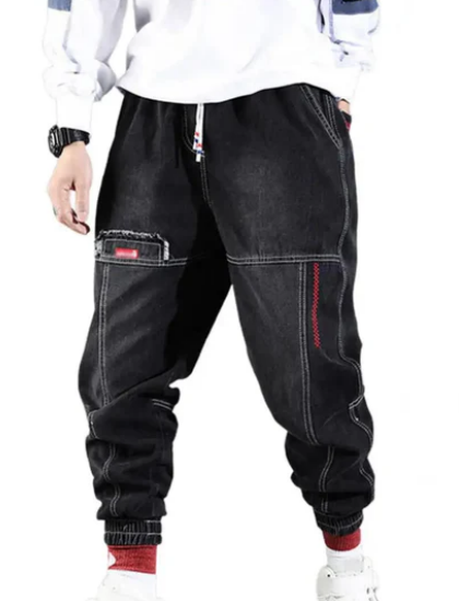 Men’s Baggy Cargo Jeans | Streetwear Fit | Utility Pockets