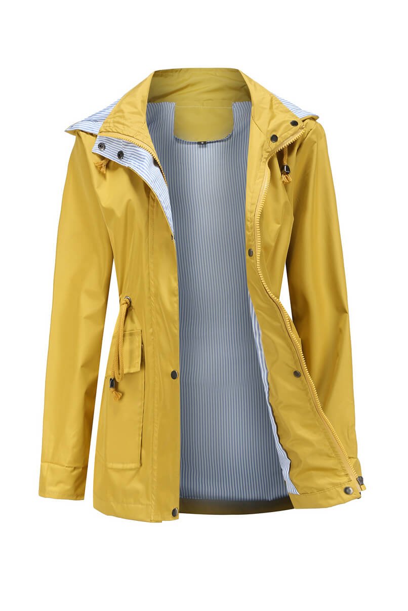 Waterproof Hooded Rain Jacket | Lightweight Design | Everyday Rain Protection