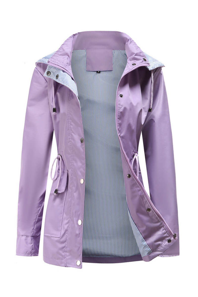Waterproof Hooded Rain Jacket | Lightweight Design | Everyday Rain Protection