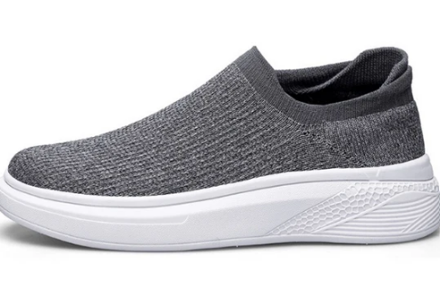 Men’s Slip-On Knit Sneakers | Lightweight Breathable Mesh | Everyday Walking Shoes