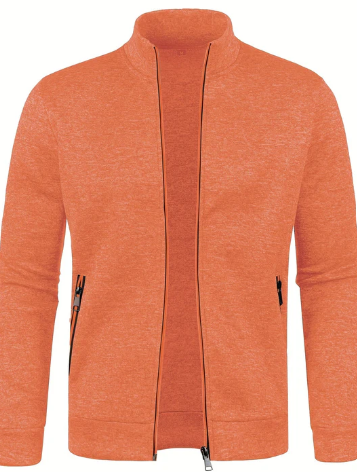 Men’s Knit Zip Jacket | Lightweight Cardigan Style | Smart Casual Canada