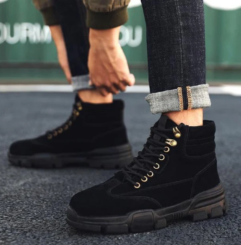 Men’s Combat Boots | Rugged Lace-Up Ankle Boots | Durable Outdoor Footwear