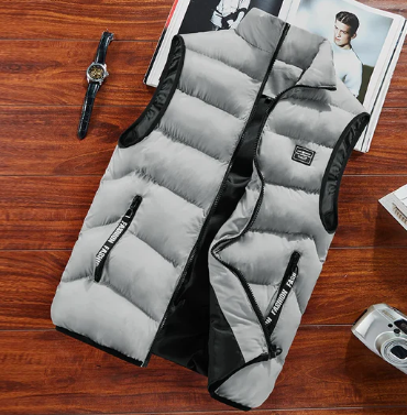 Men’s Hooded Puffer Vest | Lightweight Quilted Outerwear | Zip Pockets & Insulated Core