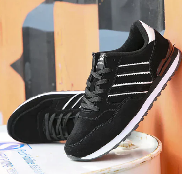 Men’s Retro Runner Sneakers | Lightweight Comfort & Suede Trim | Everyday Street Style