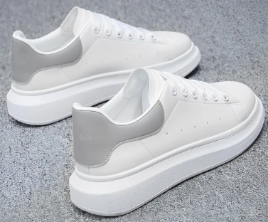 Men’s Minimalist Low-Top Sneakers | Cushioned Sole | Everyday Streetwear Shoe