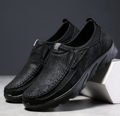 Men’s Slip-On Loafers | Cushioned Sole | Casual Comfort Walking Shoes