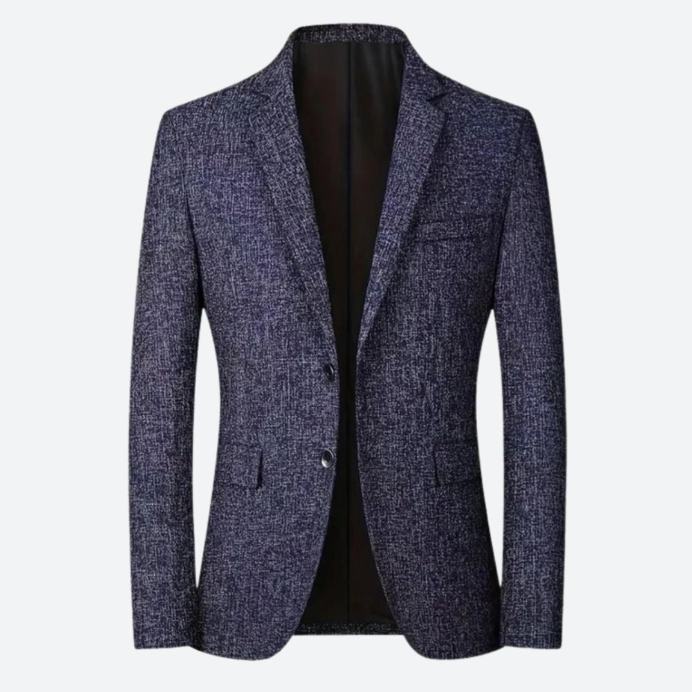 Men's Textured Tweed Blazer | Slim Fit | Classic Formal Wear