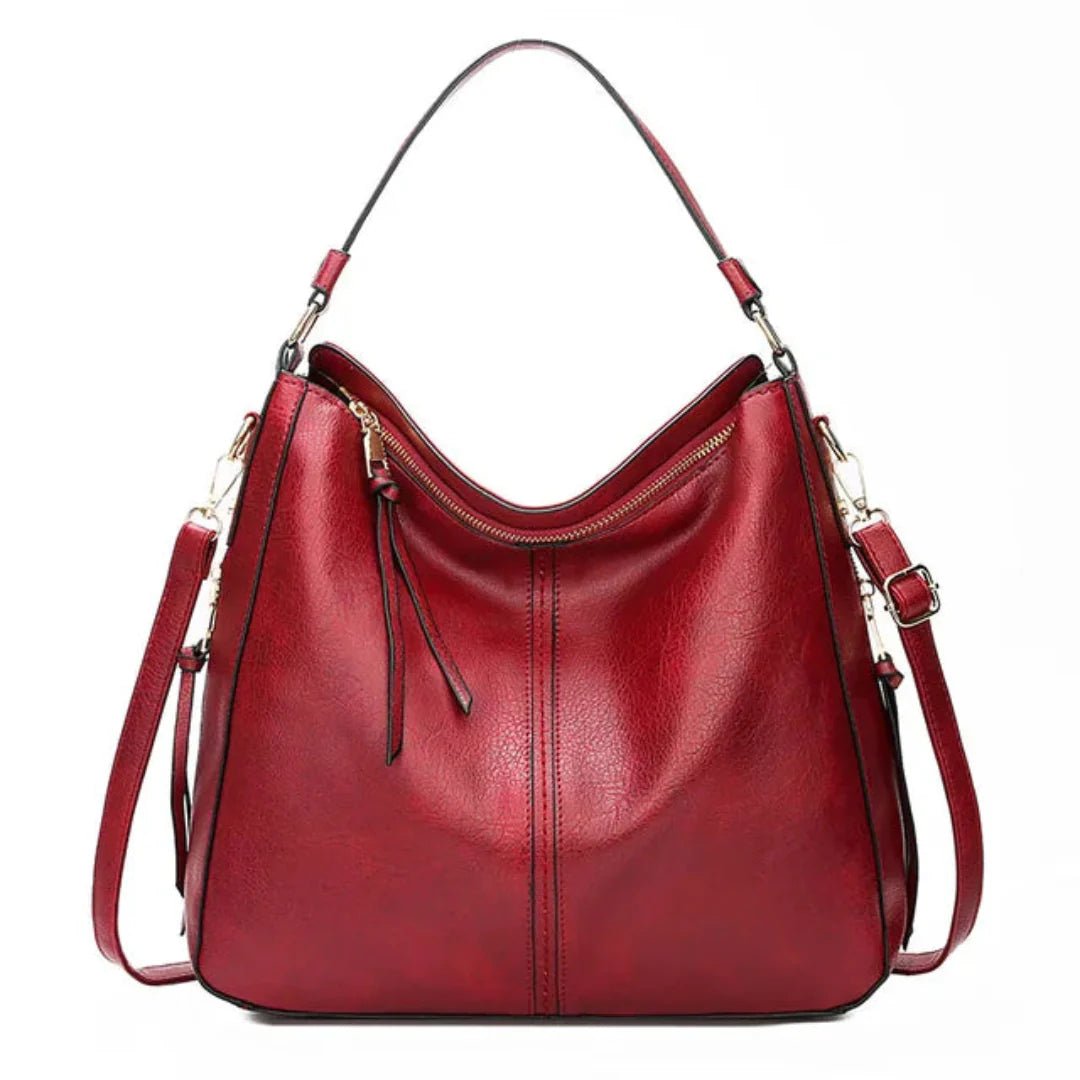 Soft Leather Hobo Shoulder Bag | Convertible Crossbody | Spacious Everyday Carry