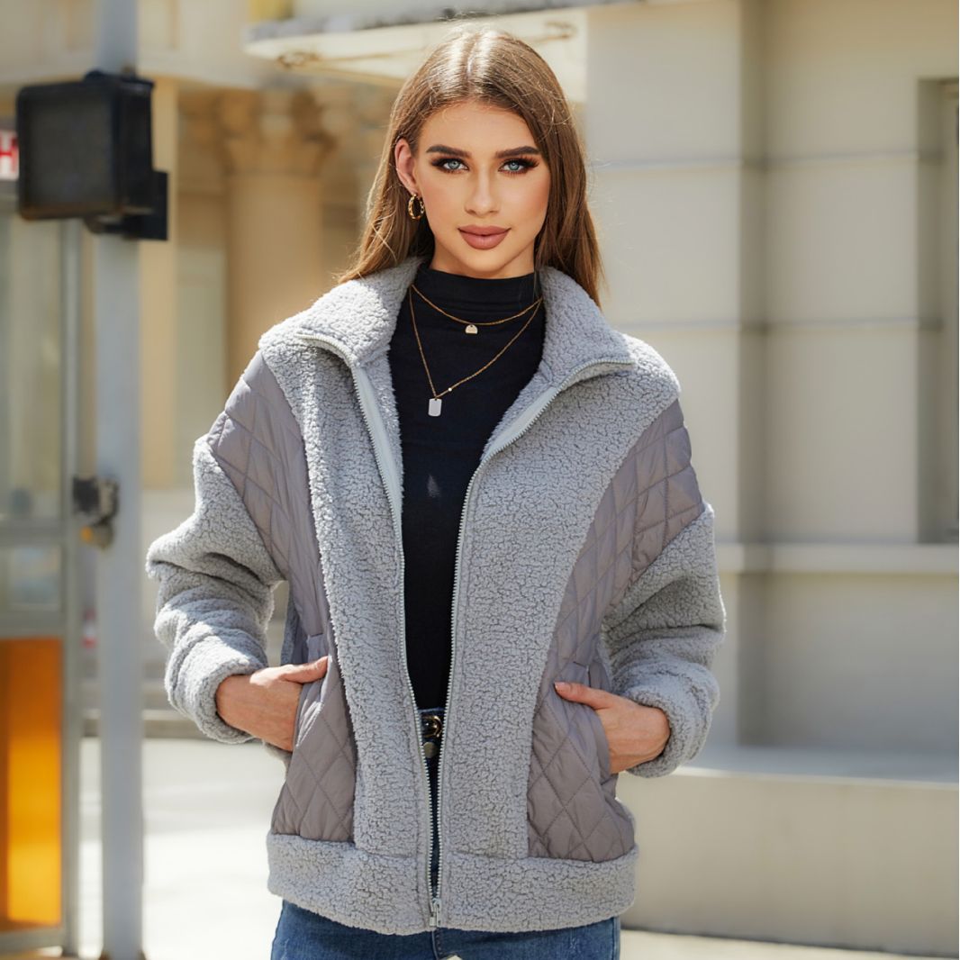 Zippered Fleece Jacket | Ultra-Soft Comfort | Cozy Sherpa Blend | Casual Winter Outerwear