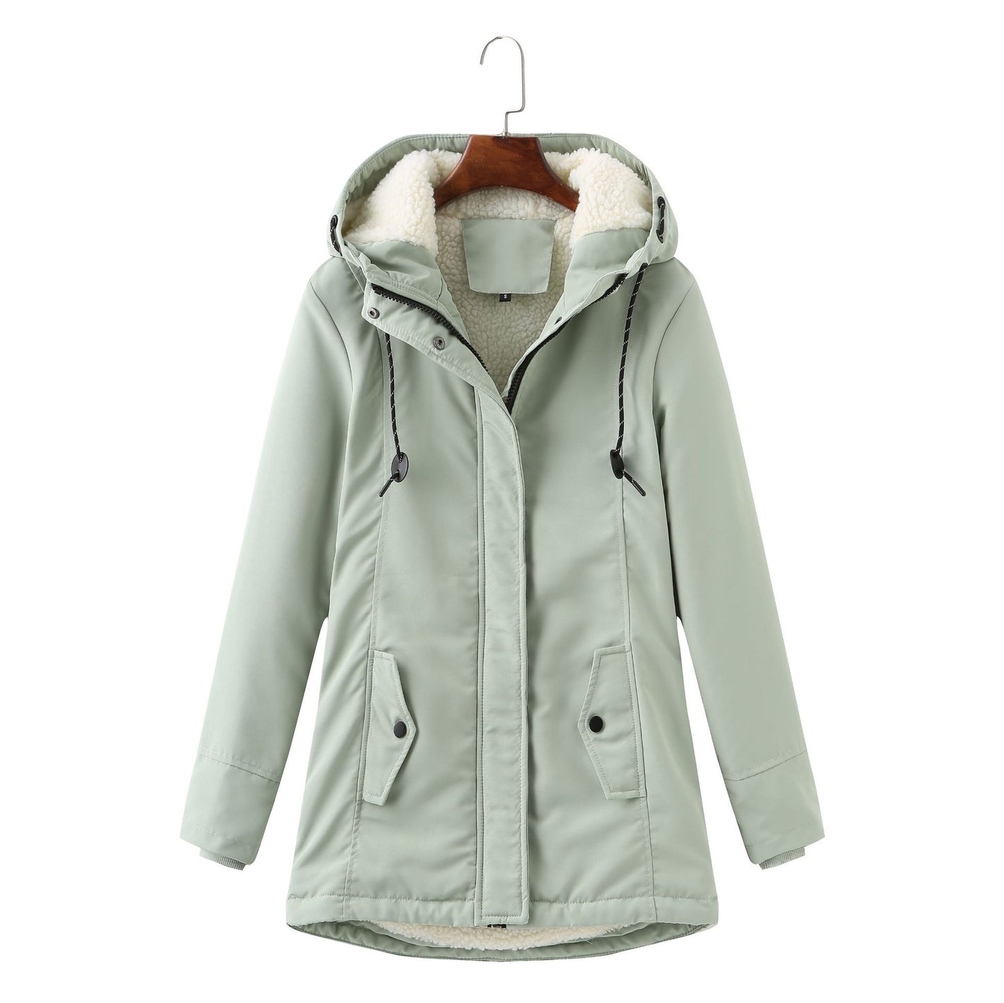 Fleece-Lined Winter Jacket | Polyester | Warm and Versatile