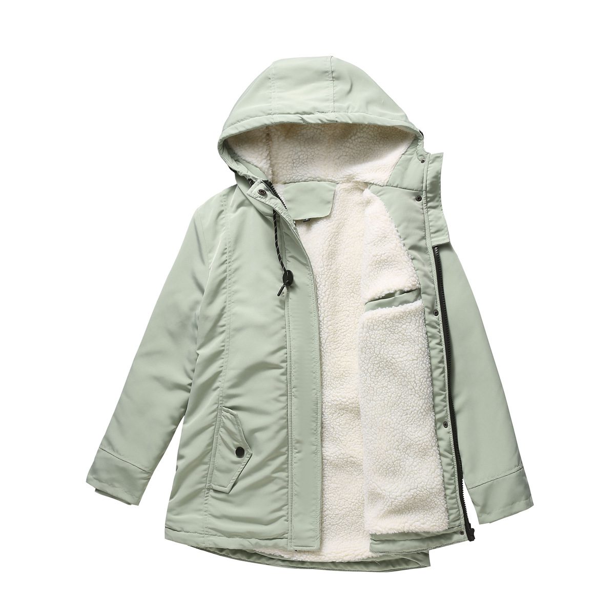 Fleece-Lined Winter Jacket | Polyester | Warm and Versatile