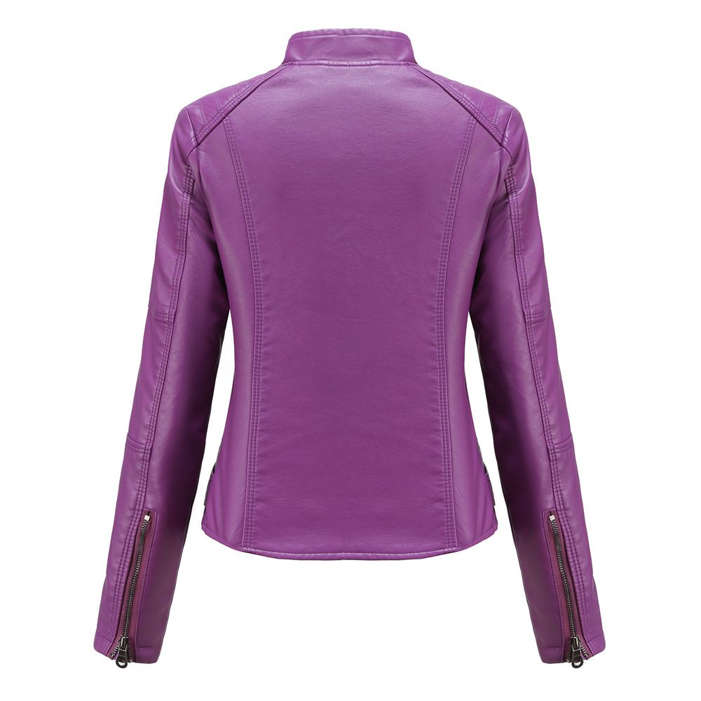 Slim Fit PU Leather Jacket | Sleek Modern Look | Lightweight Design | Casual Chic