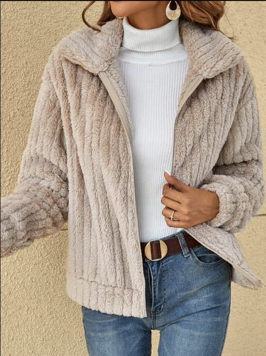 Cable Knit Zip-Up Cardigan | Soft & Cozy | Versatile Layer | Casual Fall Wear