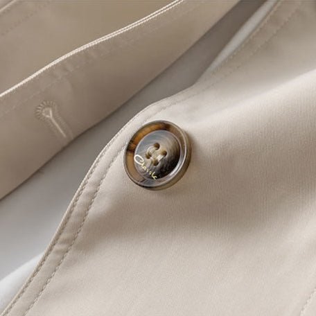 Elegant Trench Coat | Tailored Silhouette | Lightweight Fabric | Transitional Outerwear