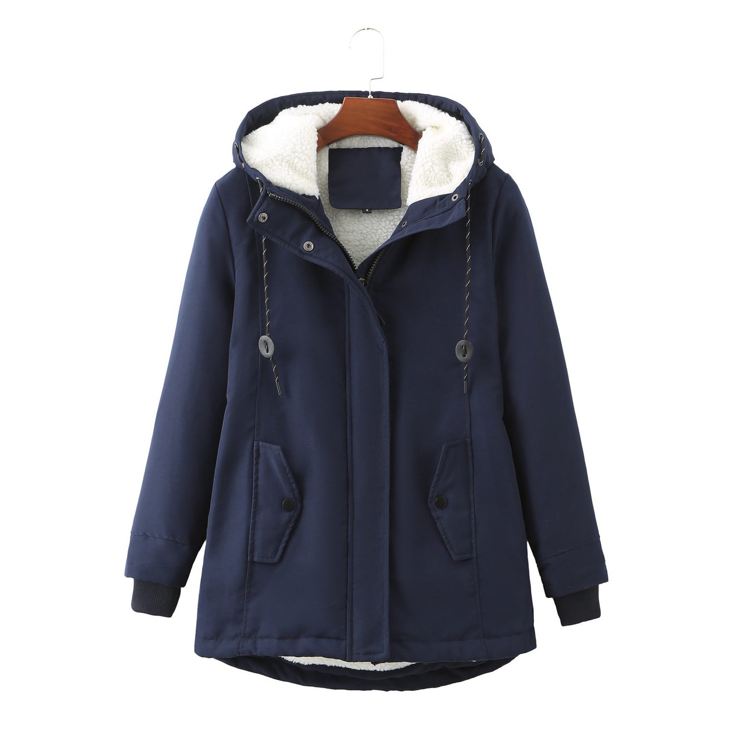 Fleece-Lined Winter Jacket | Polyester | Warm and Versatile