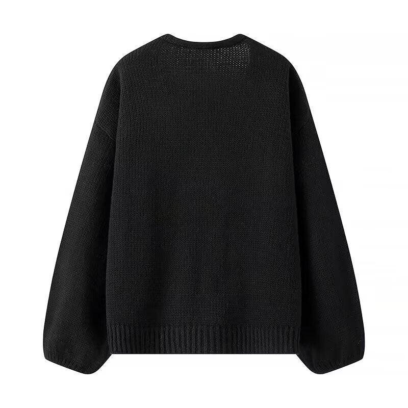 Elegant Bow-Accent Cardigan | Soft Knit Fabric | Open-Front Design | Chic Layering Piece