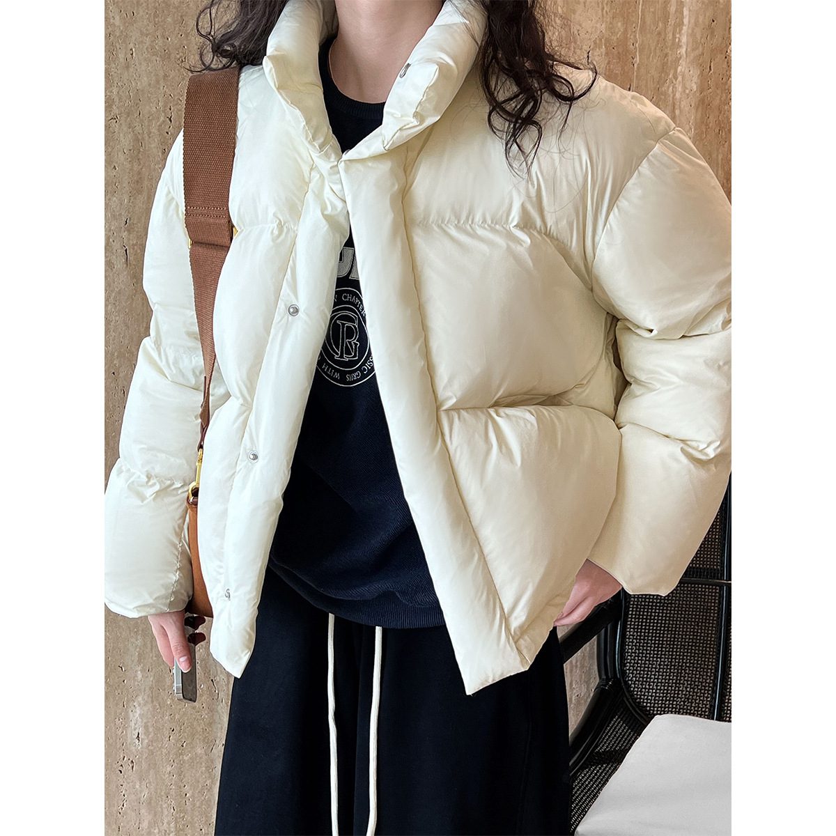 Cropped Puffer Jacket | Warm & Lightweight | Quilted Design | Winter Casual Outerwear