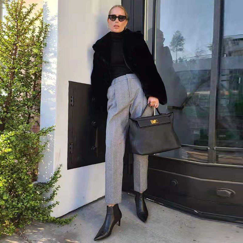 Oversized Faux Fur Jacket | Cozy Luxe Look | Polyester Blend | Trendy Winter Layer