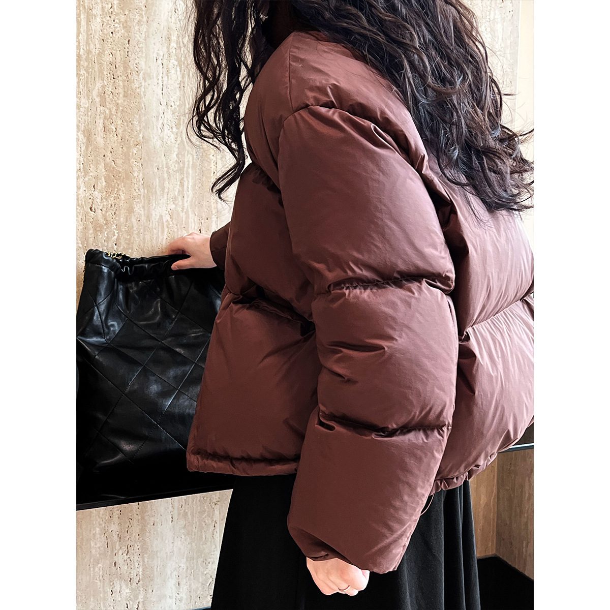 Cropped Puffer Jacket | Warm & Lightweight | Quilted Design | Winter Casual Outerwear