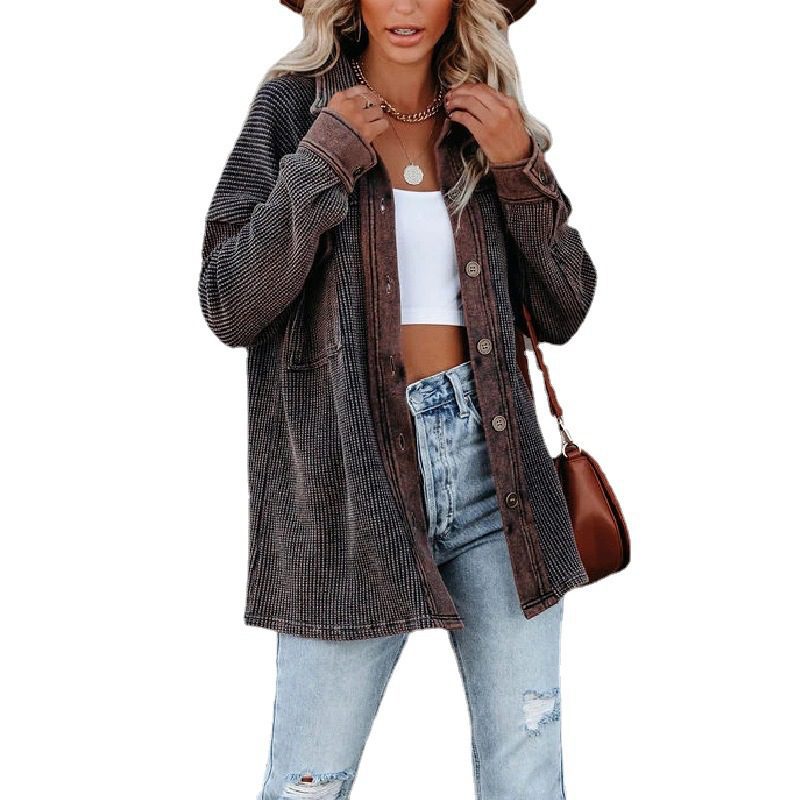 Corduroy Button-Up Shacket | Relaxed Fit | Soft Cotton Blend | Casual Layering