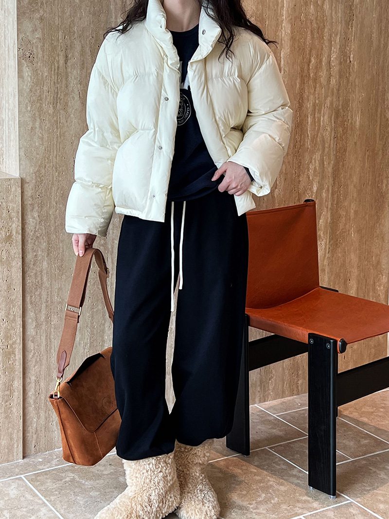 Cropped Puffer Jacket | Warm & Lightweight | Quilted Design | Winter Casual Outerwear