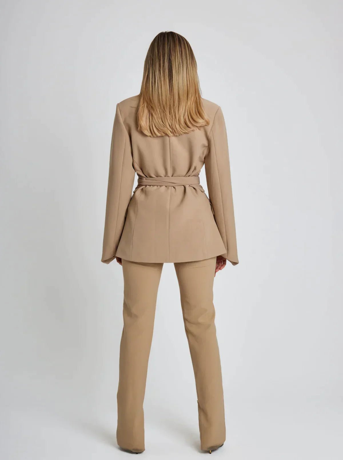 Belted Blazer | Tailored Fit | Formal Layering Essential