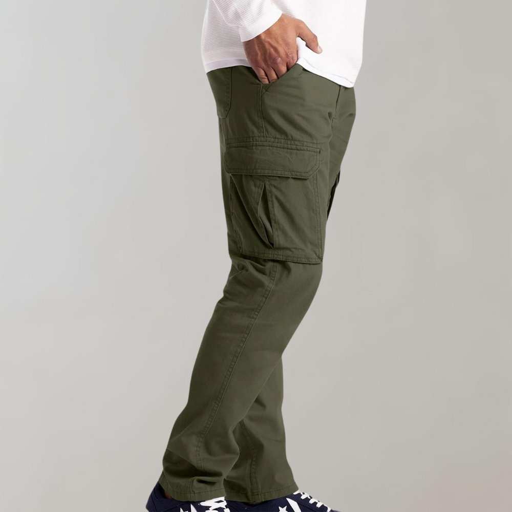 Men's Tapered Cargo Pants | Multi-Pocket Utility Fit | Everyday Outdoor Bottoms