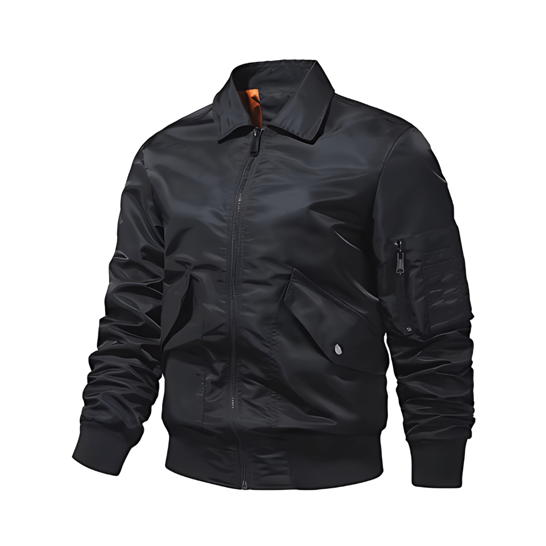 Classic Bomber Jacket | Wind-Resistant Design | Lightweight Comfort | Everyday Outerwear