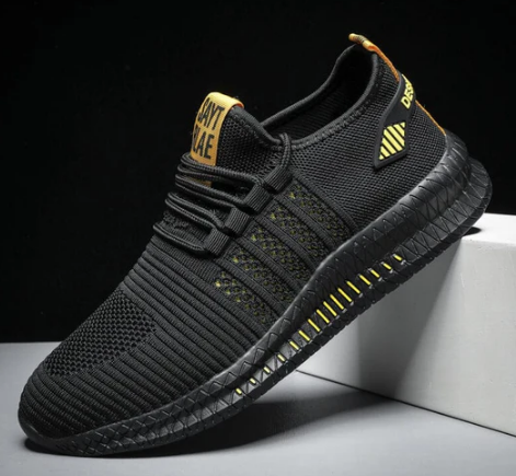 Men’s Lightweight Running Shoe | Breathable Knit Mesh | Cushioned Sport Sole