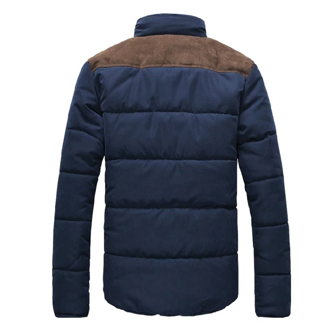 Colour-Blocked Winter Jacket | Insulated Warmth | Detachable Collar | Outdoor Ready