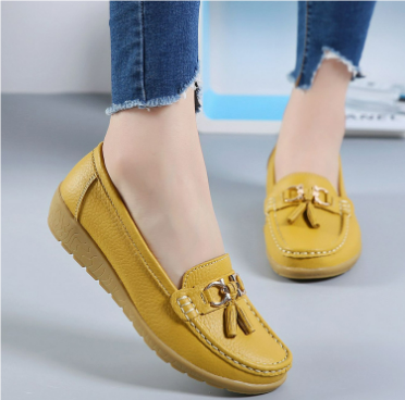 Comfort Loafers with Tassel Detail | Cushioned Walking Flats | Slip-On Everyday Shoes Canada