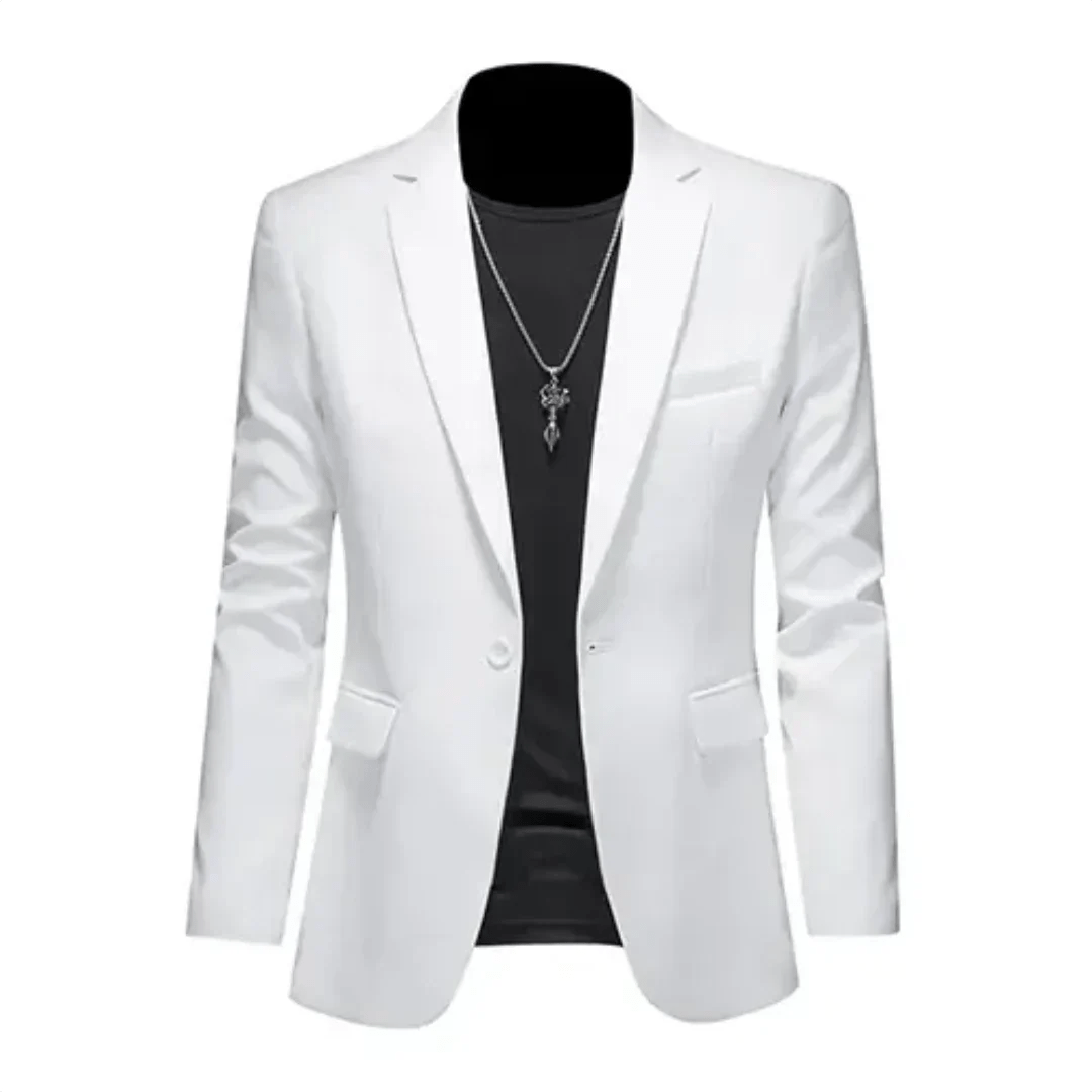 Stylish Slim-Fit Blazer | Single-Breasted | Lightweight Fabric | Versatile Occasion Wear