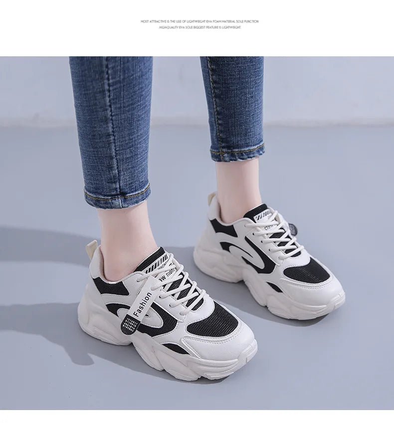 Fleece-Lined Chunky Sneakers | High-Top Design | Winter Warmth | Trendy Streetwear