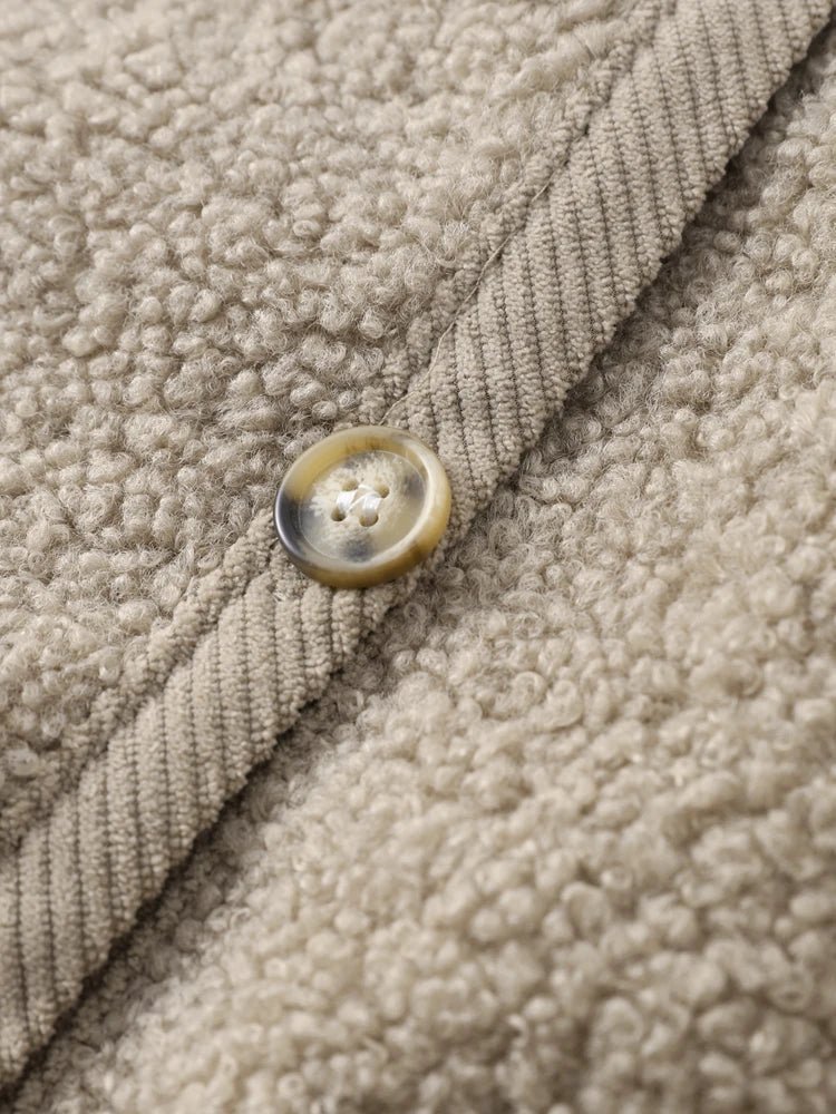 Cozy Teddy Cardigan | Button-Up Front | Soft Textured Knit