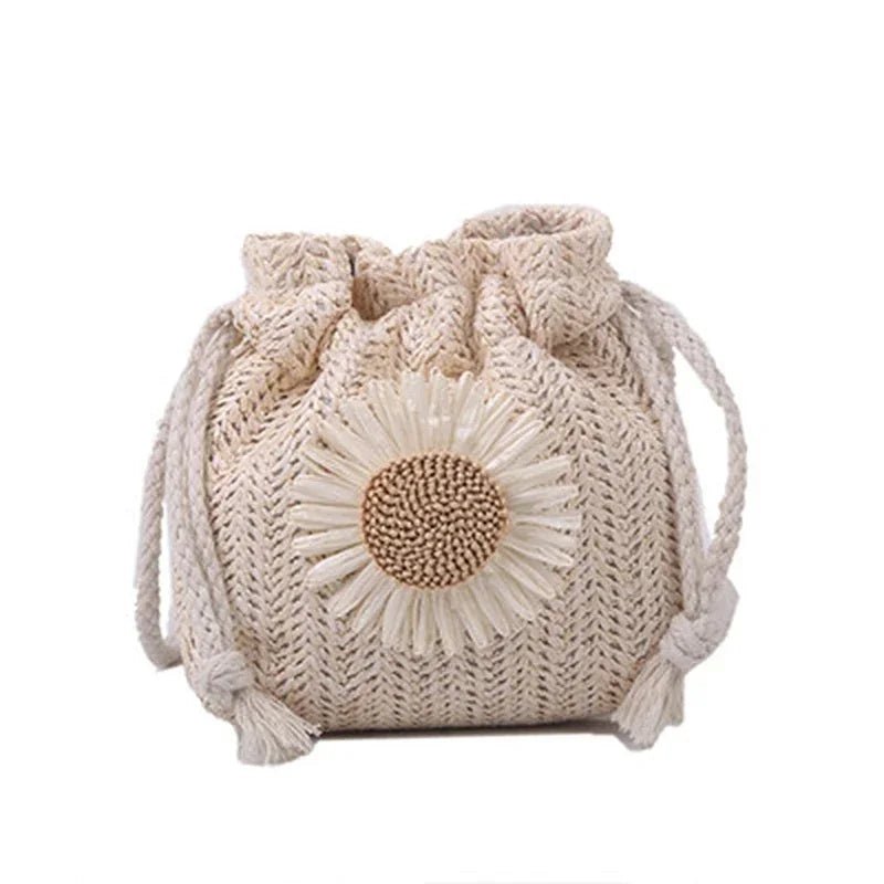 Crochet Drawstring Bag | Handmade Style | Lightweight & Casual