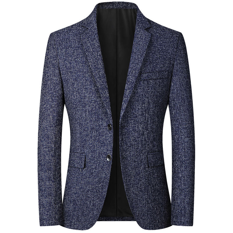 Men’s Textured Knit Blazer | Smart Casual Jacket | Modern Tailored Fit
