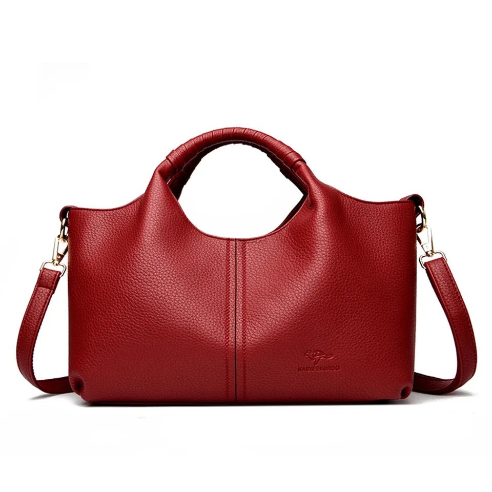 Tote Handbag | Large Capacity PU Leather | Dual Strap Design