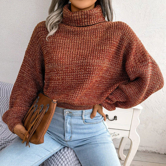 Chunky Turtleneck Sweater | Cropped Design | Soft Knit | Cozy Fall Style