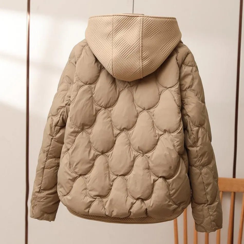 Quilted Hooded Jacket | Lightweight & Cosy | Water-Resistant Polyester | Casual Outerwear