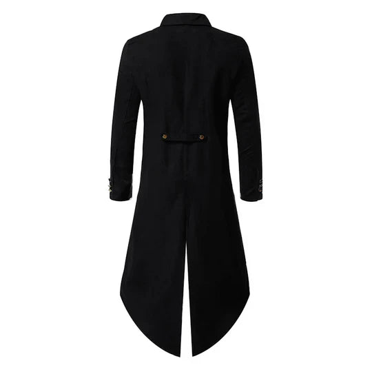 Men’s Tailcoat Blazer | Vintage Formal Coat | Slim Fit Longline Design
